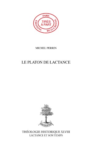 LE PLATON DE LACTANCE